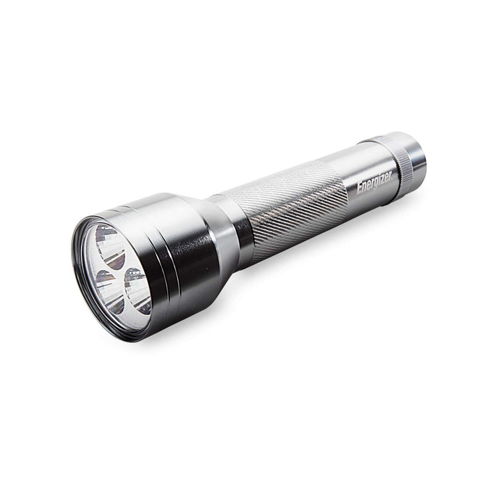 Energizer LED Taschenlampe, Metal, Extrem Hell für Camping, Outdoor und Wandern, Silber Metal LED +
