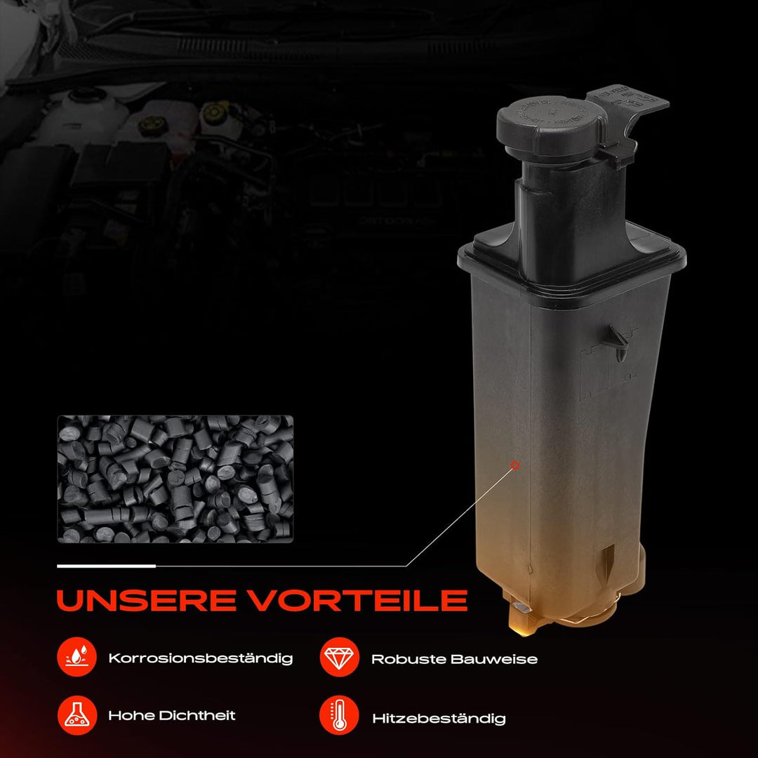 Frankberg Ausgleichsbehälter Kühlmittel Mit Sensor & Deckel Kompatibel mit 3er E46 316 318 320 330 X