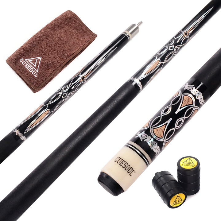 CUESOUL 57 Zoll Queue mit 13mm Cue Tipps CSPC027, CSPC027