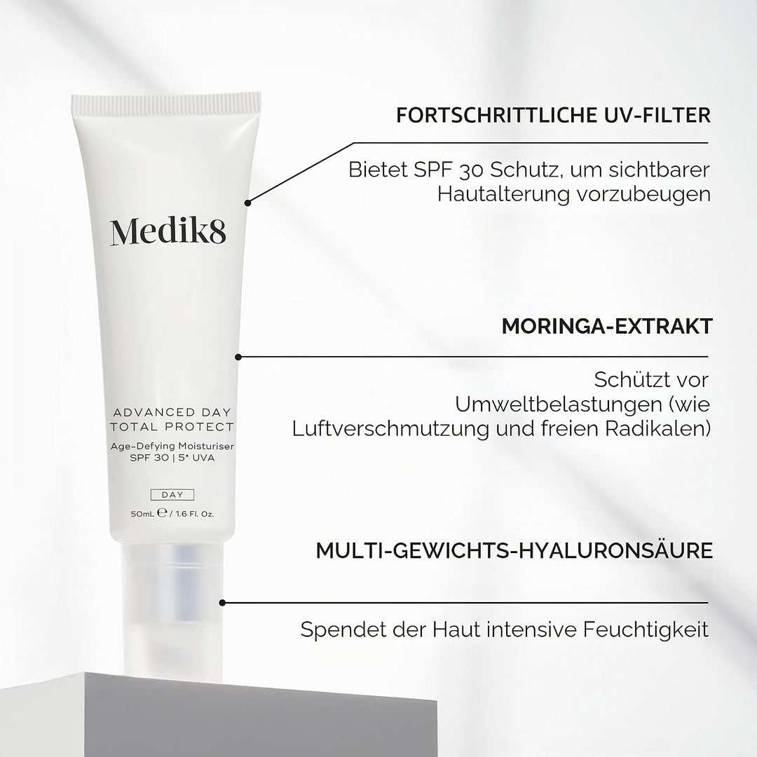 Medik8 Advanced Day Total Perfect Hidratante antienvejecimiento SPF 30 50 ml