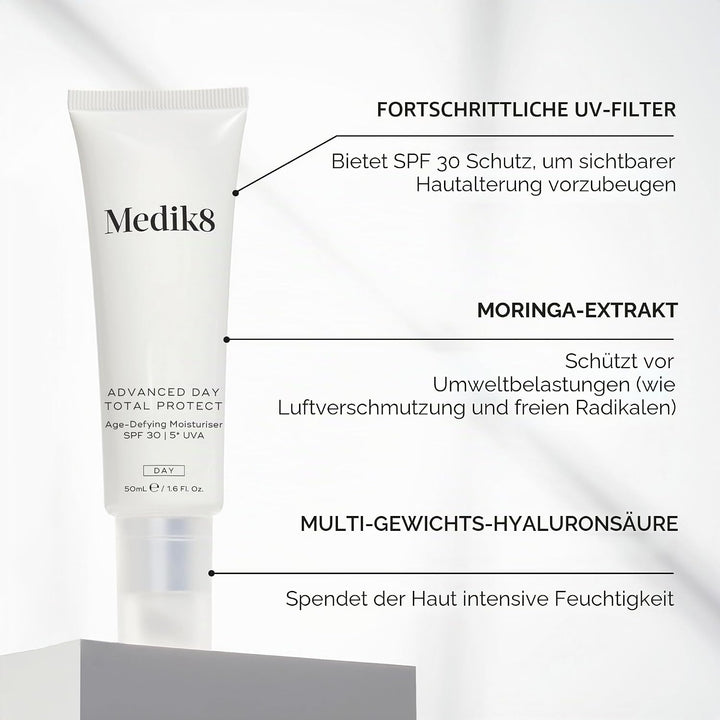 Medik8 Advanced Day Total Perfect Hidratante antienvejecimiento SPF 30 50 ml