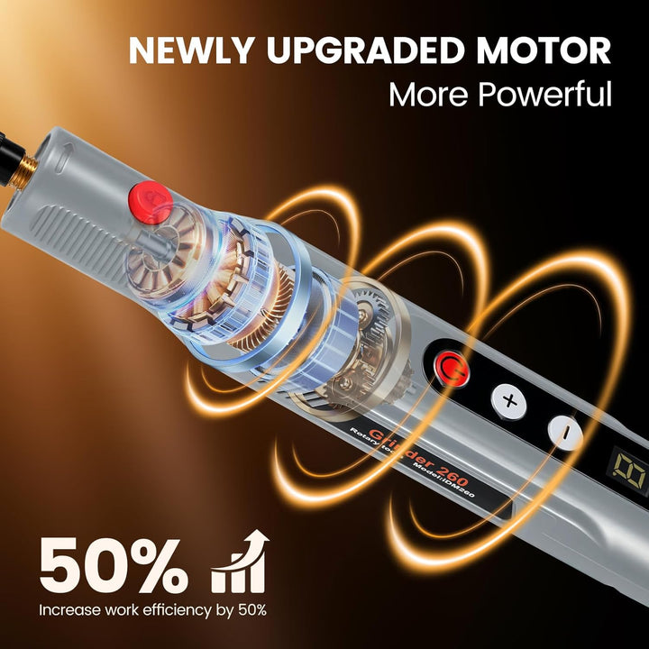 Multifunktionswerkzeug Akku Gravierstift Kabellos Gravur Werkzeug Kit, Mini-Rotationswerkzeug Tragba