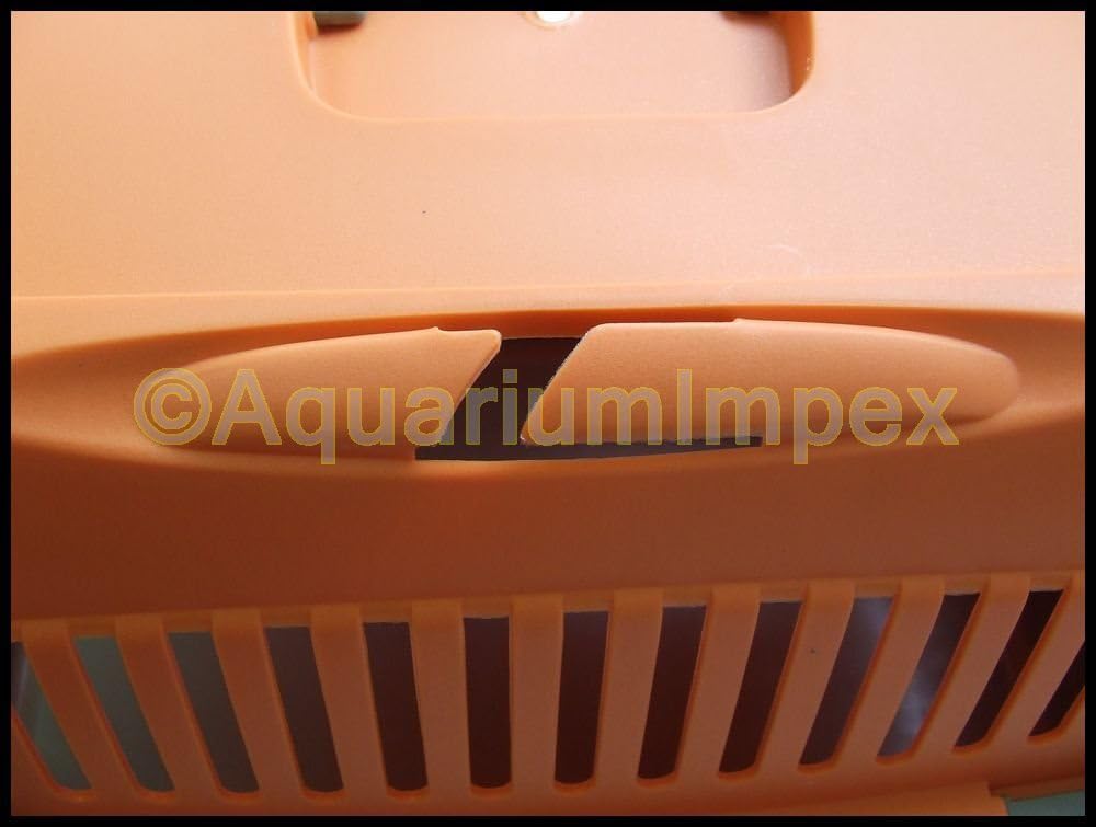 CARRIER DOGGY Transportbox Autobox Hundetransportbox Hundebox Hunde Katzen T-24 ORANGE M M Orangegra