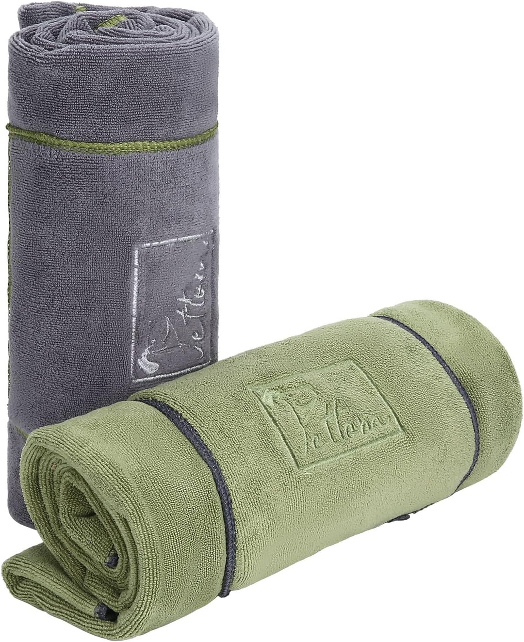 PETTOM 2er Set Hundehandtuch, Hundehandtuch Extra Saugfähig, Handtuch Hund Mikrofaser Schnell Trockn