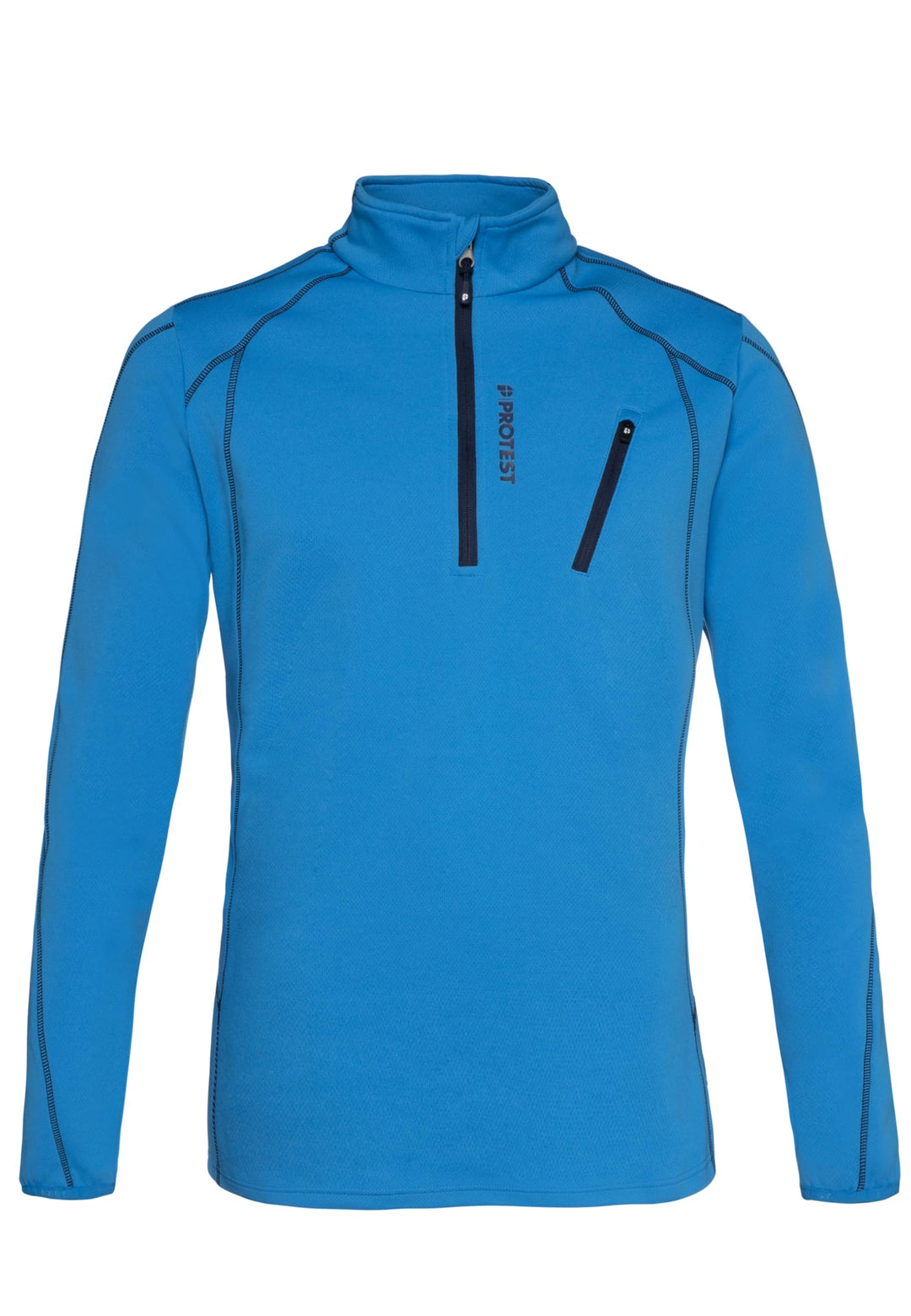 Protest Men Fleece Humans 3XL Marlin Blue, 3XL Marlin Blue