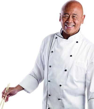 Ken Hom KH332003 Carbonstahl Wokpfanne, 32cm, Classic, Nicht Induktion Wok, Natürliche Patina Antiha
