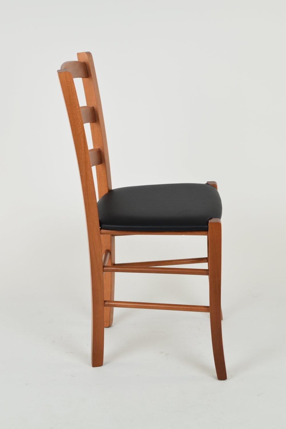Tommychairs - Stuhl VENICE für Küche und Esszimmer, robuste Struktur aus lackiertem Buchenholz im Fa