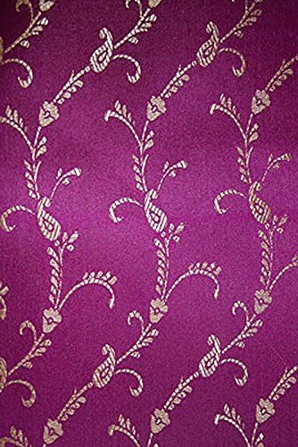 Trendofindia Indischer Bollywood Fashion Sari Stoff Damenkostüm Kleid Lila CA102