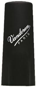 Vandoren LC53PP M/O Blattschraube und Kunststoffkappe für Alt-Klarinette, Zinn-Finish zinnfarben, zi