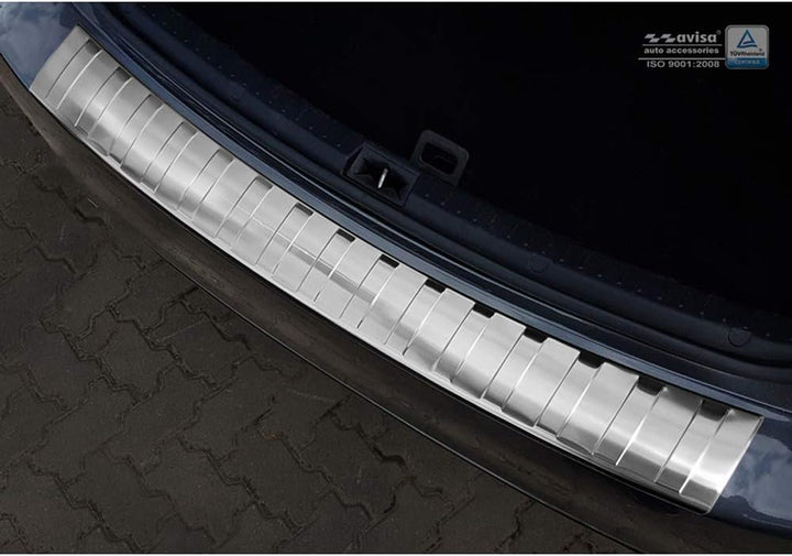 Avisa Edelstahl Heckstossstangenschutz kompatibel mit BMW X3 (G01) 2017-2021 & Facelift 2021- exkl.