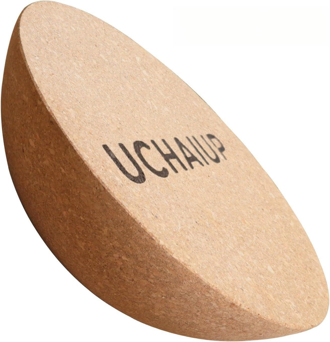 Kork Balance-Trainingshalbkugel 30cm Durchmesser 10cm Höhe Antirutsch-Design für Balance Board/Reha-
