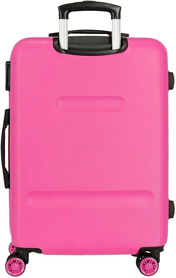 Roll Road Little Me Koffer, mittelgross, Weiss, 46 x 65 x 23 cm, starr, ABS, seitlicher Zahlenkombin