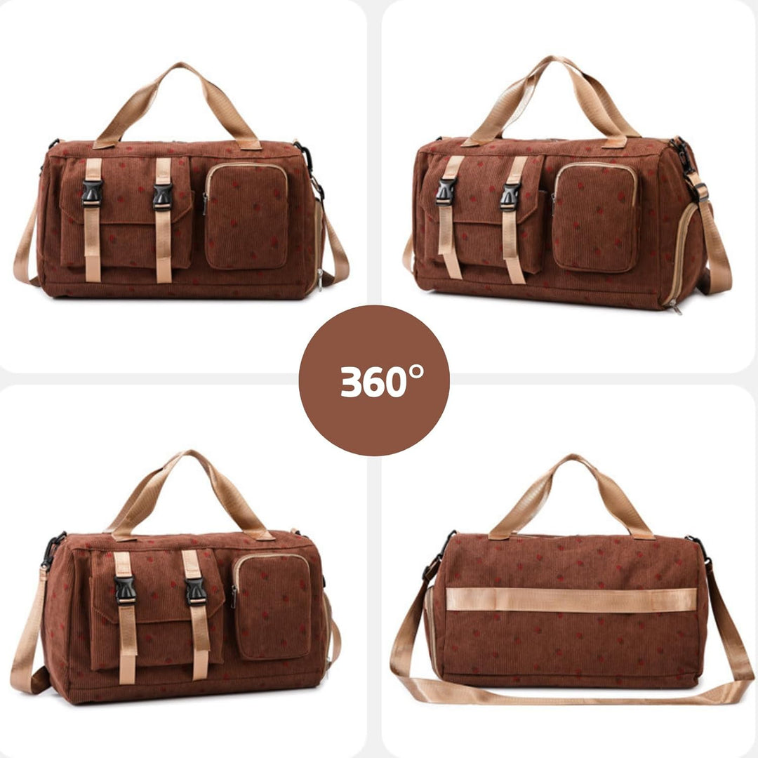 Sporttasche Kinder Mädchen Reisetasche Jungen Damen mit Schuhfach Reisetaschen Weekender Travel Bag