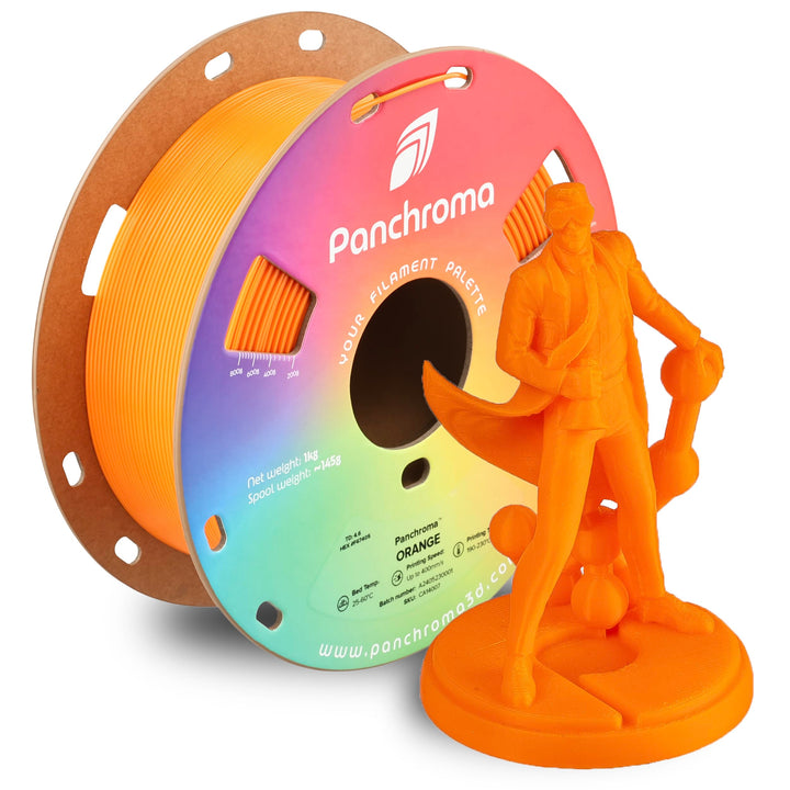 Polymaker Panchroma Orange Filament, 1,75 mm, 1 kg, druckt besser als PLA, Panchroma 1,75 Orange 3D-