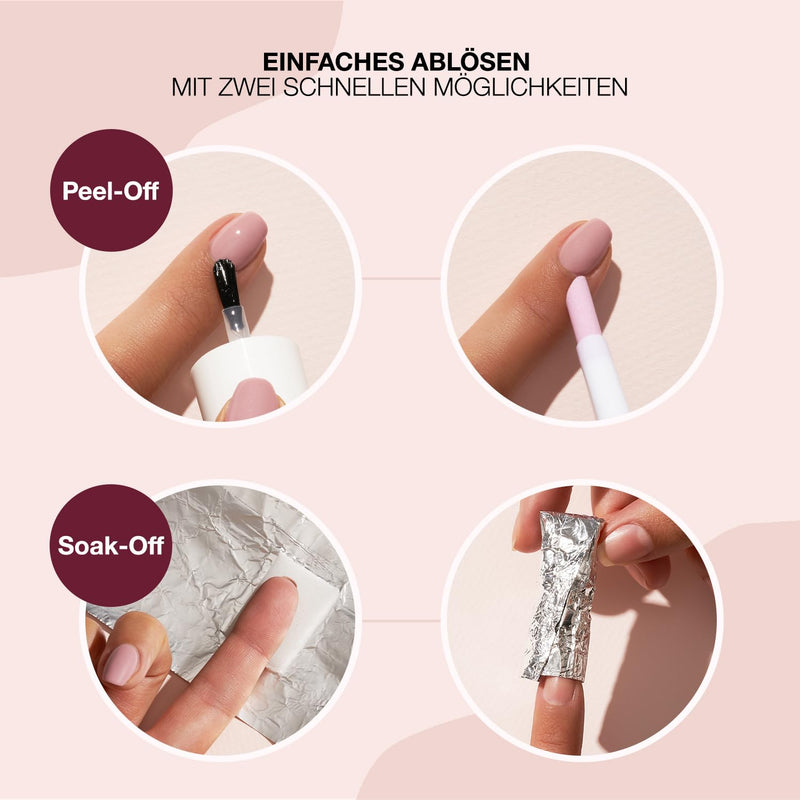 Alessandro Striplac Peel Or Soak -VEGAN- Starter Kit Basic LED-Nagellack Set - Flower Crown - Für Pe