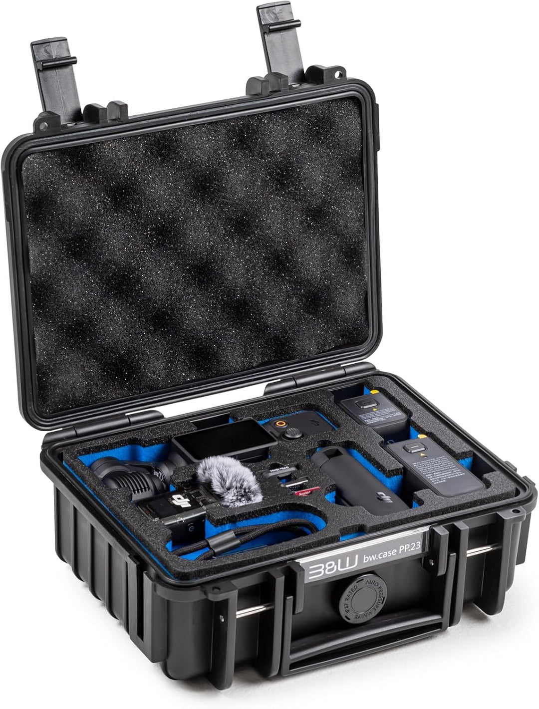 B&amp;W Transportkoffer Outdoor für DJI Osmo Pocket 3 Kreativ Combo - Type 500 Schwarz - wasserdicht nac