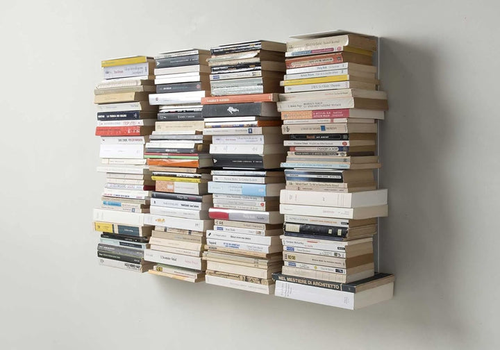 TEEbooks Bücherregal - Vertikales Bücherregal 60 cm - Satz von 2 2 Stück, 2 Stück