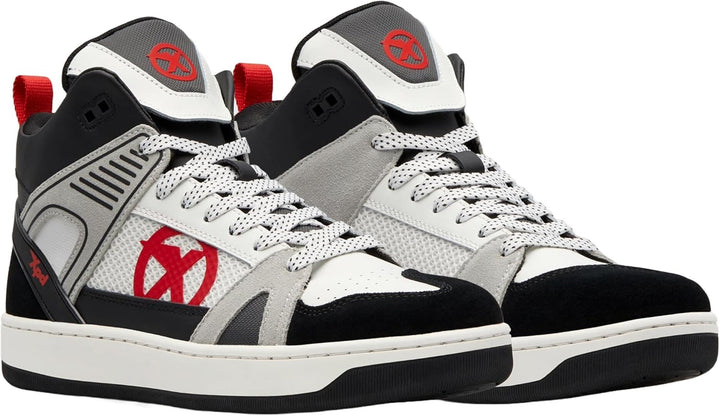 XPD Herren Moto-1 SneakersZertifizierte Motorrad-Sneaker 41 EU Weiss, 41 EU Weiss