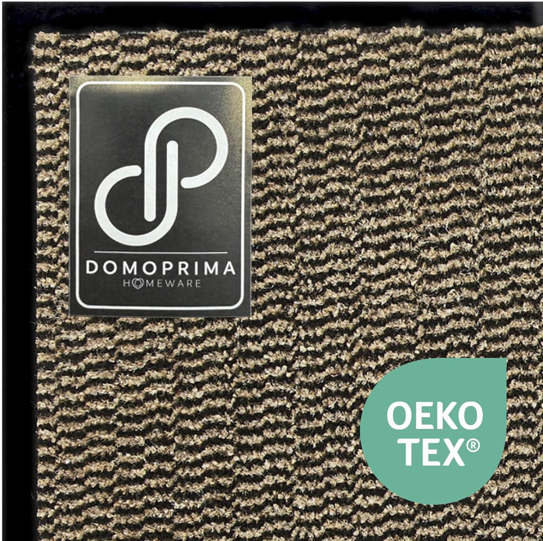 DOMOPRIMA Schmutzfangmatte 90x150 cm braun meliert in Gewerbequalität geruchsneutral Fussmatte für I