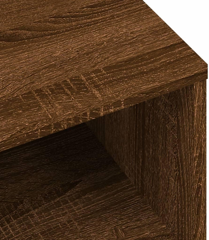 vidaXL TV-Schrank Braun Eiche-Optik 80x40x40 cm Holzwerkstoff Braune Eiche, Braune Eiche