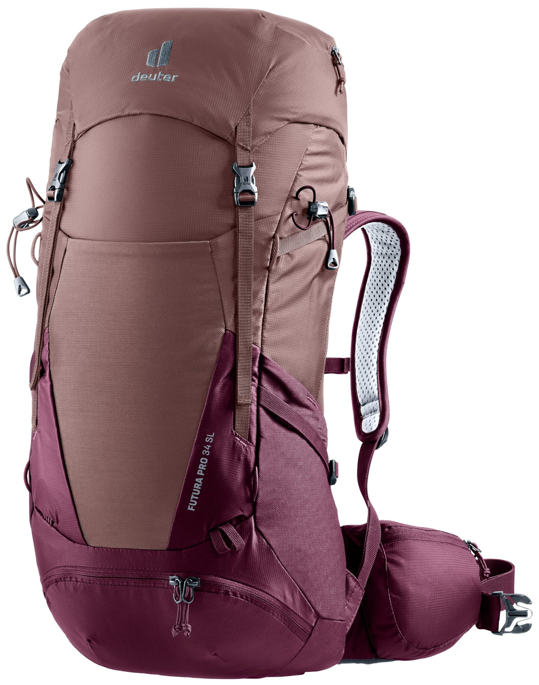 deuter Futura Pro 34 SL Damen Wanderrucksack 34 Lang Ashrose-cassis, 34 Lang Ashrose-cassis