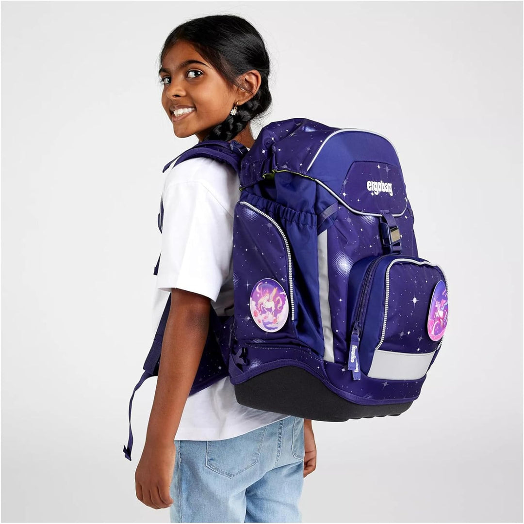 ergobag Pack Schulranzen-Set 6tlg. inkl. Klettie-Set Bärgasus - Lila Einheitsgrösse