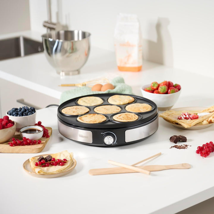 Tristar BP-2639 – 2-in-1 Crêpe-Maker – wendbare Platte – Durchmesser 33 cm – für einen grossen oder