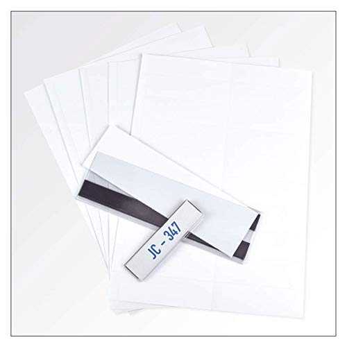 Perforierte Etiketten 100x39 mm - für Etikettenhalter 100x42 mm - zum selber drucken auf Din A4 Böge