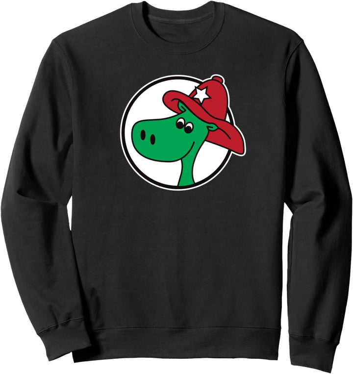 Lustiger Feuerwehrmann Drachen Comic Jugendfeuerwehr Sweatshirt
