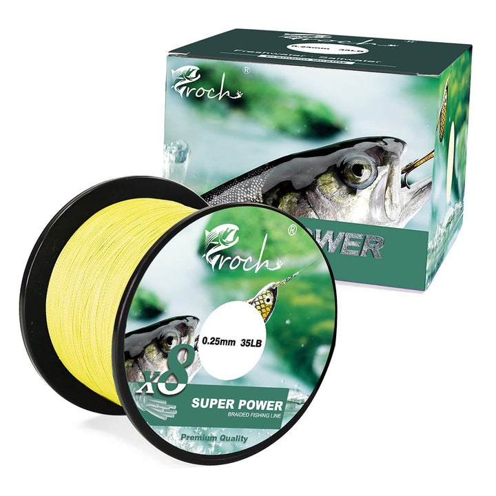 Geflochtene Angelschnur 8Fach 300M/500M/1000M Stark PE Schnur Farbecht 0.1-0.3mm 14-45LB 0.28MM 40LB
