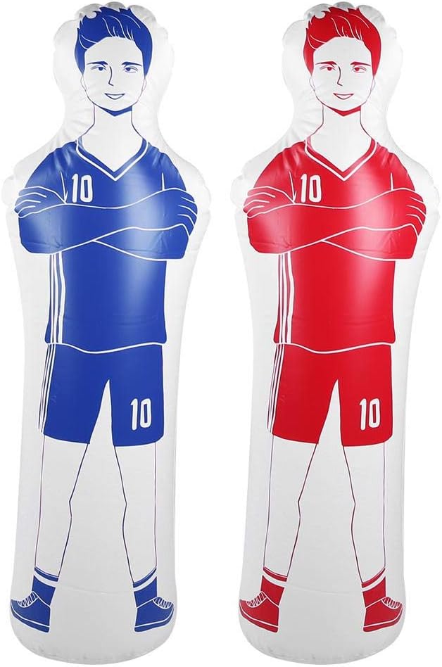 1,6 m Fussballtraining Dummy Freistoss Verteidiger Wand PVC Boxsack für Fussball Praxis Boxtraining