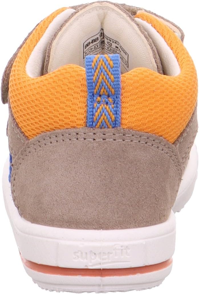 Superfit Mädchen Moppy Sneaker 19 EU Beige Orange 4000, 19 EU Beige Orange 4000