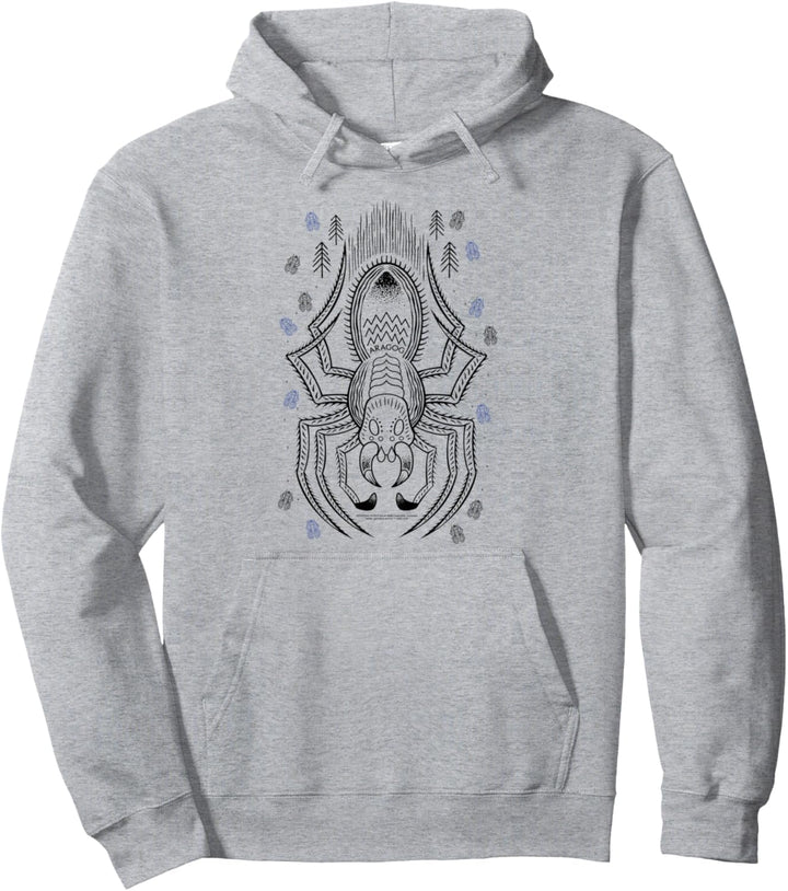 Harry Potter Aragog Line Art Pullover Hoodie