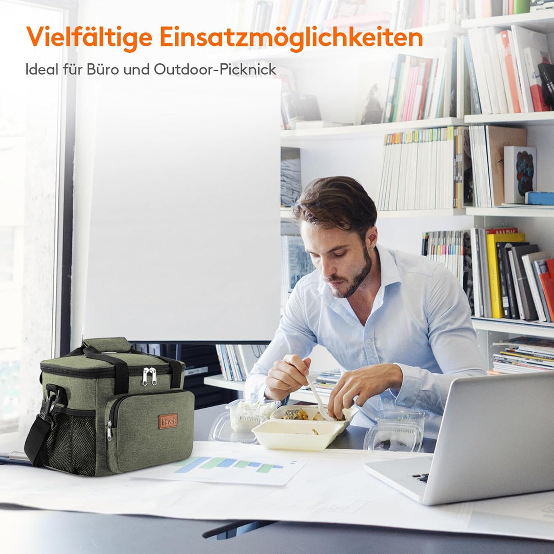 Lifewit Kühltasche klein unterwegs, Isolierte Cooler Bag Lunchtasche faltbar für Herren und Damen, w