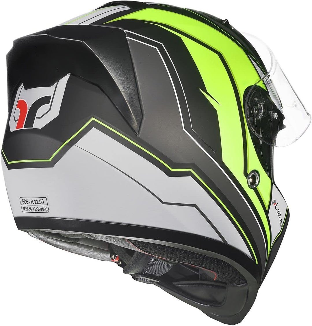 Bluetooth Klapphelm Motorradhelm Conzept Jethelm Crosshem Integralhelm Sonnenvisier Helm rueger