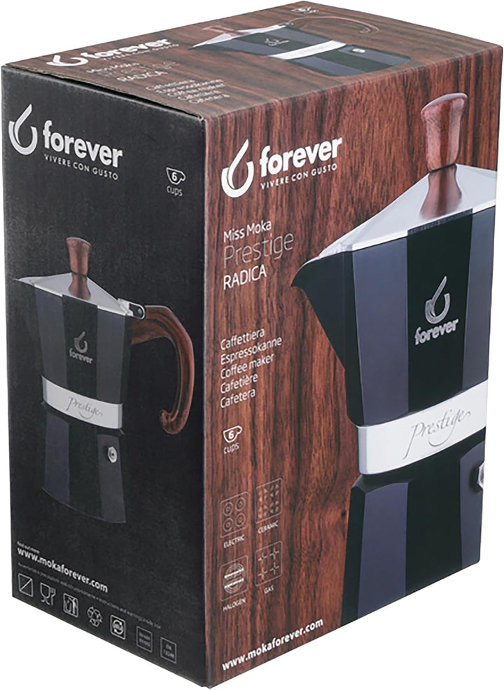 Forever Miss Moka Prestige Radica Mokka-Kochtopf für 6 Tassen