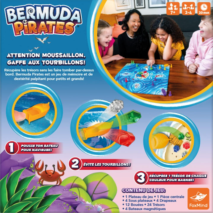 ASMODEE FRANCE FOXBERMU02FR Pokemon, Foxmind Pirates Bermuda Shorts