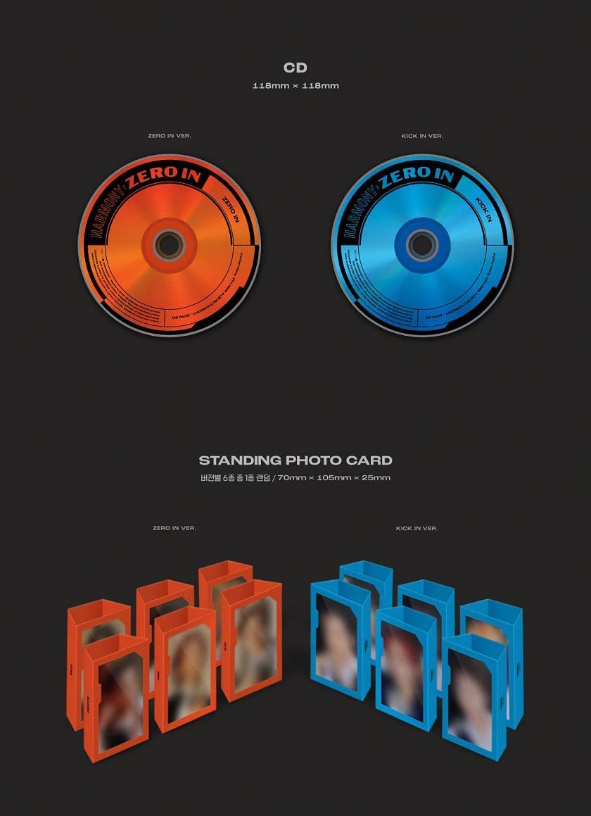 P1Harmony - Harmony - Zero in 4. Mini-Album + gefaltetes Poster (Kick in Ver.) Kick in Version., Kic