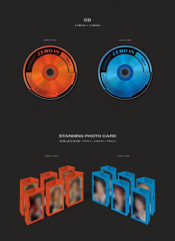 P1Harmony - Harmony - Zero in 4. Mini-Album + gefaltetes Poster (Kick in Ver.) Kick in Version., Kic