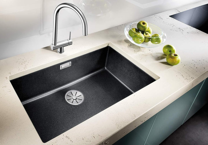 BLANCO SUBLINE 700-U | SILGRANIT felsgrau | Einbauart: Unterbau | ohne Ablauffernbedienung | 80er Un