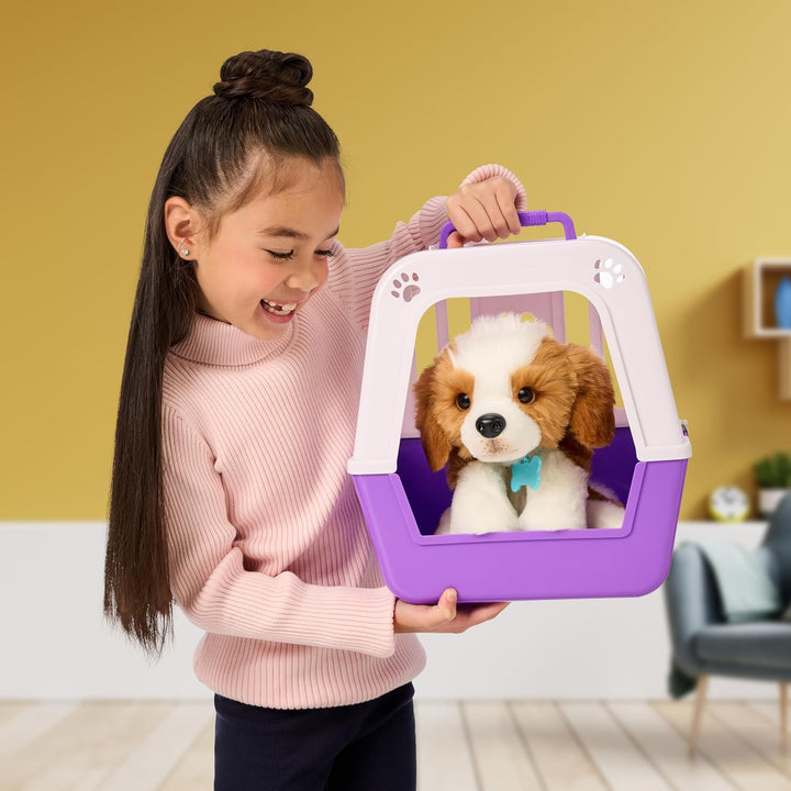 Little Live Pets My Really Real Puppy – Patches; Interaktiver Welpe; 60+ Geräusche/Reaktionen; reali