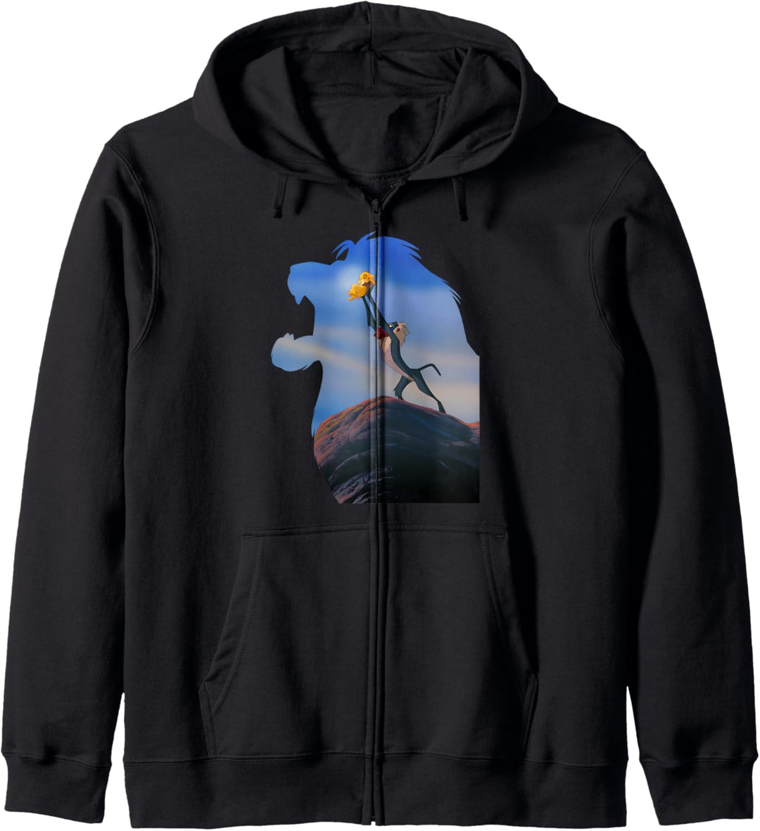 Disney Lion King Rafiki Holding Baby Simba Kapuzenjacke