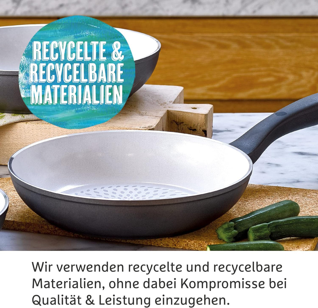 Prestige Earth Pan Pfannenset Induktion - Bratpfanne 20cm & 28cm - Keramik, Antihaft, Recycelt & Rec