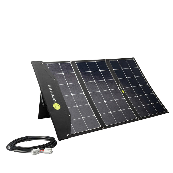 WATTSTUNDE Sunfolder Solartasche - Mobiles 12V Outdoor Solarpanel - faltbares Solarmodul (180 W), 18