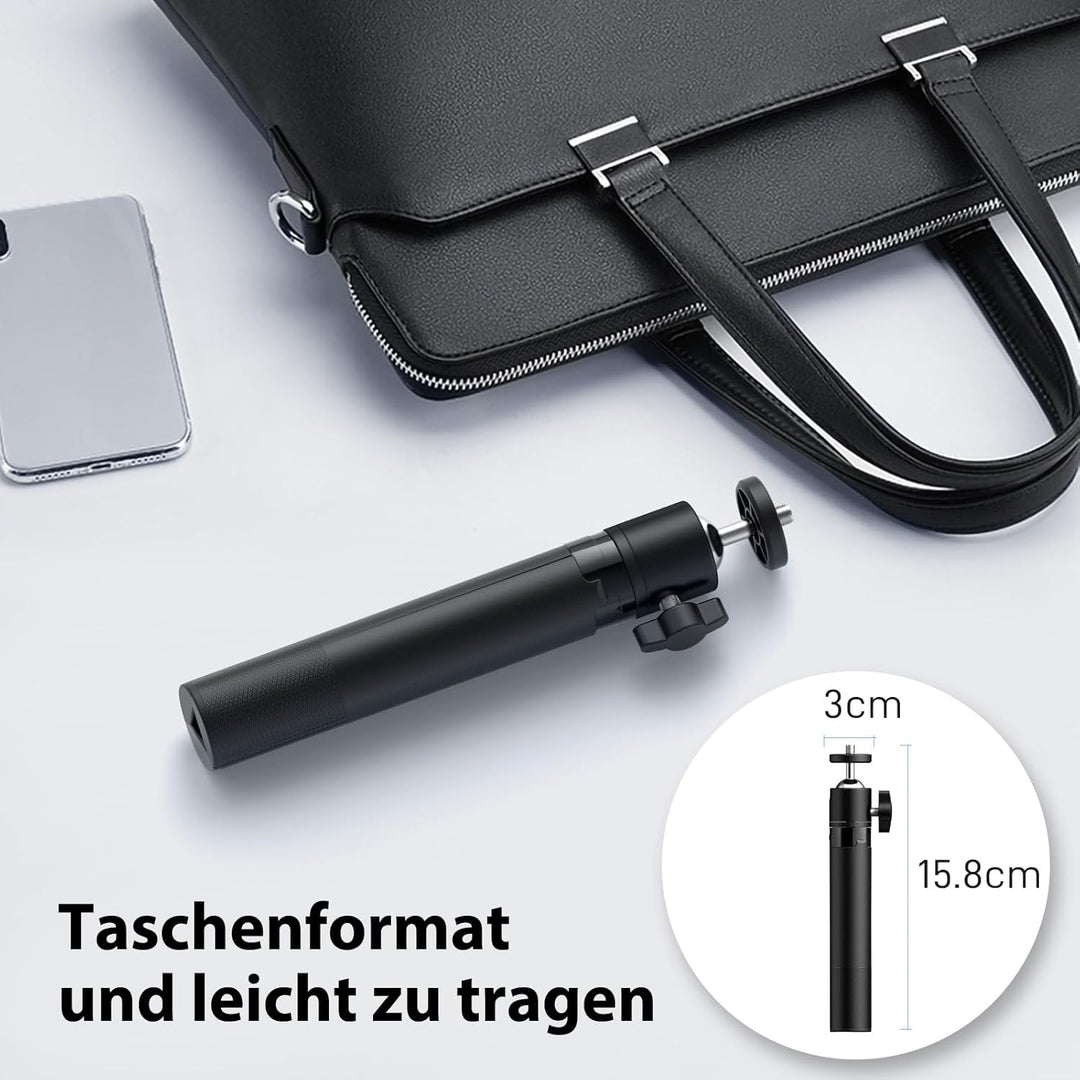 EMEET Stativ - TD303 Tripod für EMEET Webcam, Versenkbare Stative 14.5cm -31.8cm, mit 1/4 Zoll Schra