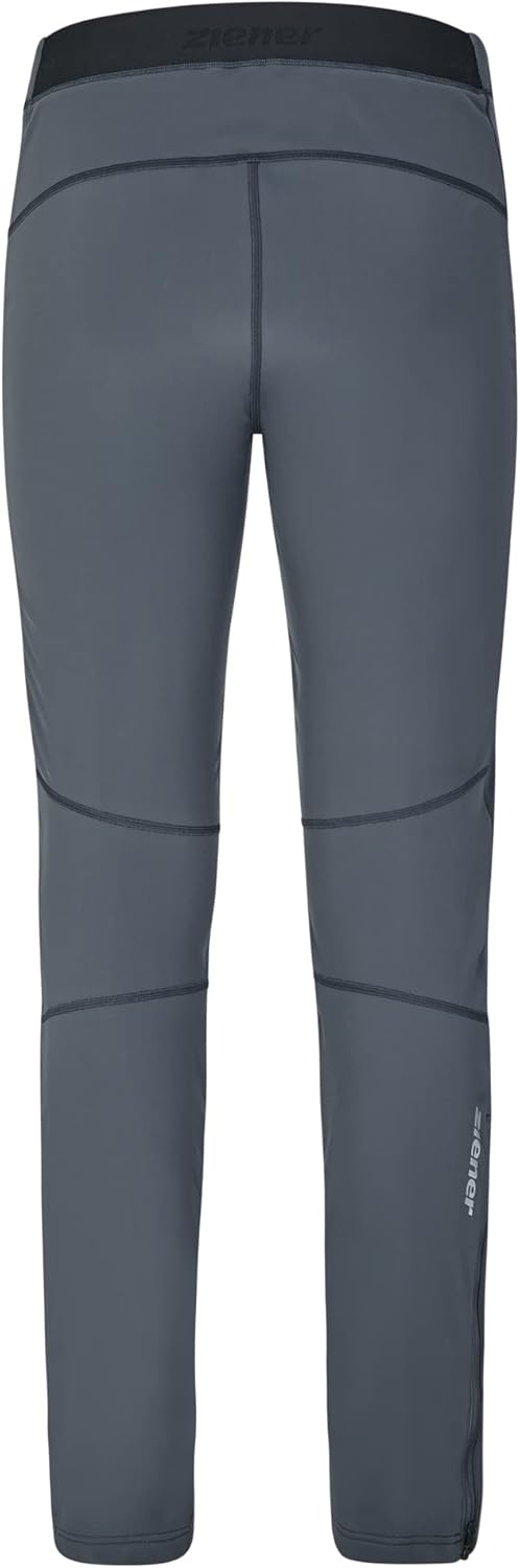 Ziener Herren Softshell-Hose, Langlauf-Tight | Winddicht, elastisch, PFC frei Nataniel 46 Ombre, 46