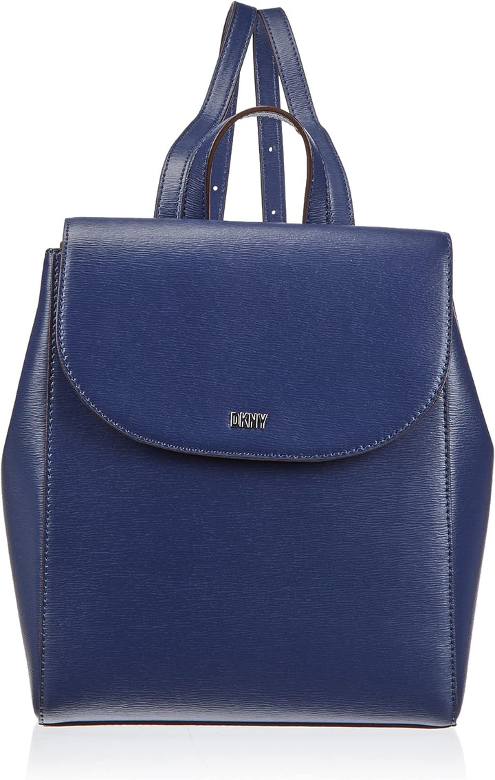 DKNY Damen Dkny Women's Dkny Womens Bags Bryant Flap Backpack, Ids - Indigo/Silver, 1 EU