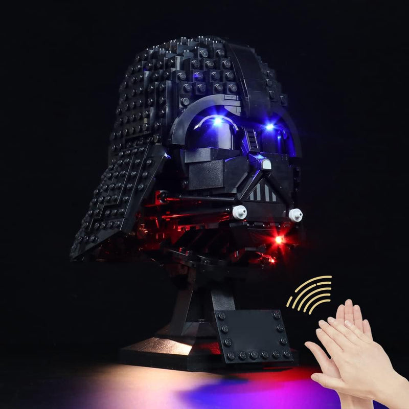 Led Licht Set für Lego Darth Vader Helm, Led Dekorations Beleuchtungs Set für Lego 75304, Light Kit