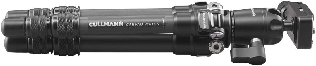 CULLMANN - 56814 - CARVAO 816TCS - Reisestativ aus Carbon - Max. 70,5cm Auszugshöhe - Packmass 27cm