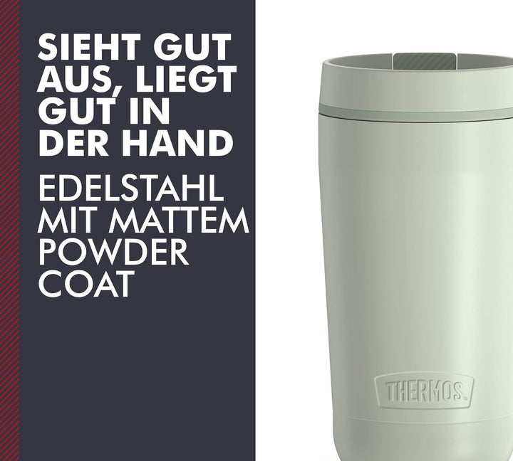 THERMOS GUARDIAN MUG 0,35 l, Thermosbecher matcha green mat, Edelstahl-Becher für Kaffee, nachhaltig